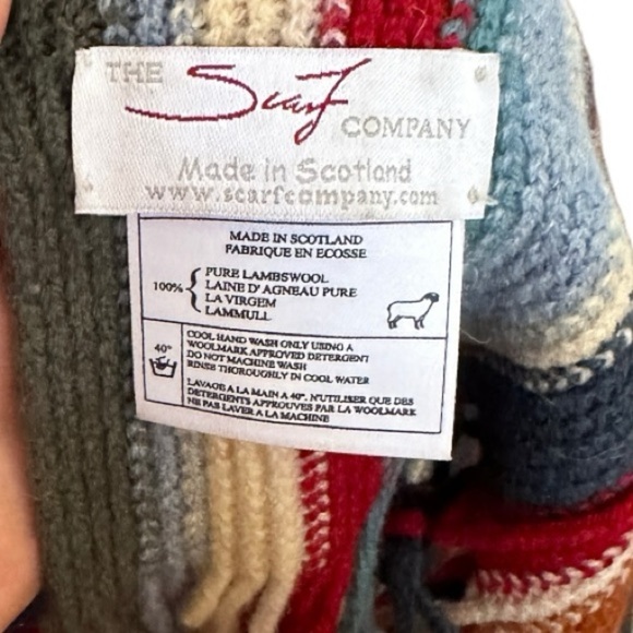 Vintage The Scarf‎ Company Lambswool Scarf - Picture 4 of 4